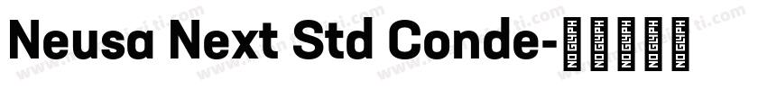 Neusa Next Std Conde字体转换